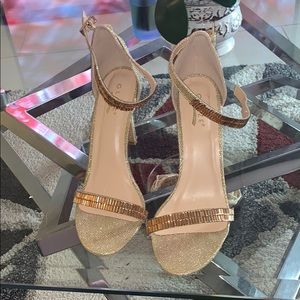 Gold heels